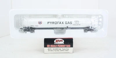 HO Atlas 1728-2 Pyrofax ACF 33,000 Gallon Tank Car SHPX 17003 - Image 1 of 2