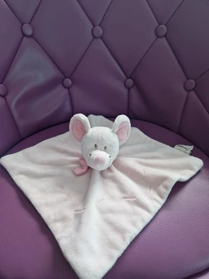 Doudou Plat Souris Rose BENGY  - Photo 1/3
