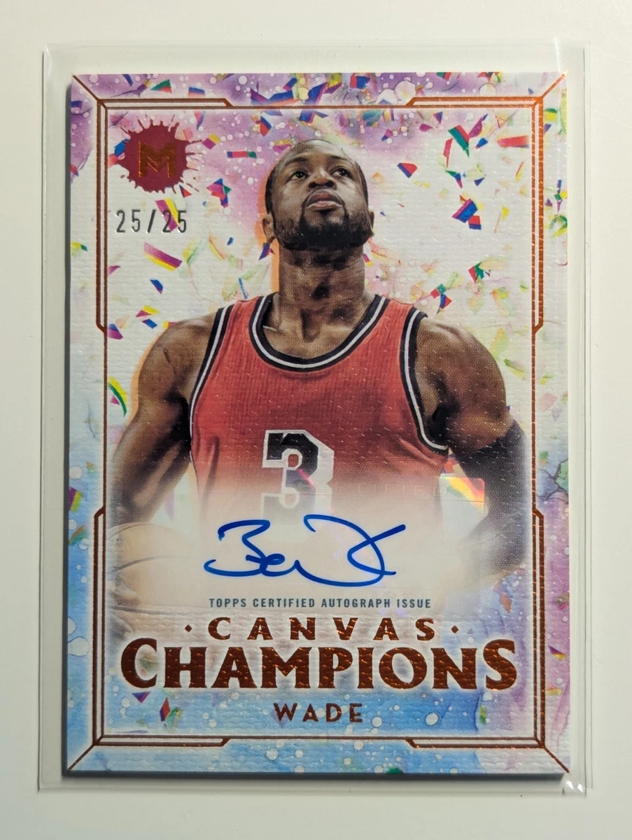 Toppws Dwyane Wade Autographed Basketball Trading Cards