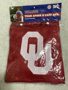 Oklahoma Sooners - College Team Apron & Chef Hat by PRO SPECIALTIES GROUP INC. - Picture 1 of 6