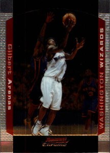 2004-05 Bowman Chrome #43 Gilbert Arenas - NM-MT