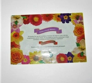 2001 General Foods International Coffees Picture a Lovely Summer Magnetic Frame - Picture 1 of 2