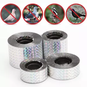 Bird Repellent Tape Deterrent Reflective 150 ft-350 ft Woodpeckers, Geese & More - Picture 1 of 10