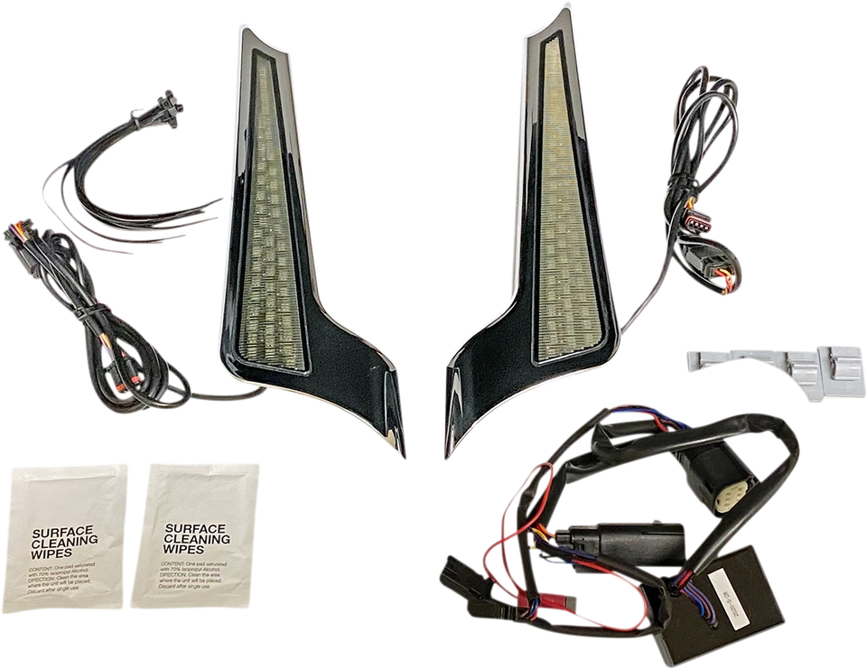 2014-2021 for Harley Street Glide Special FLHXS Panel Lights Chrome Smoke Lens - Image 1 of 1