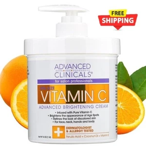 Advanced Clinicals Vitamin C Cream. Advanced Brightening Cream. Anti-aging cream - Picture 1 of 6