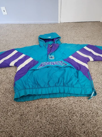 vintage charlotte hornets starter jacket Cover
