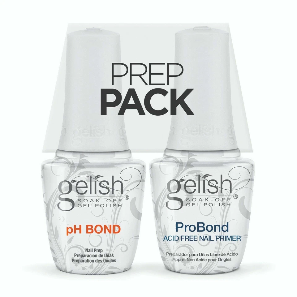 Paquete de preparación Harmony Gelish pH Bond (deshidratador) + imprimación de uñas sin ácido ProBond. - Imagen 1 de 1