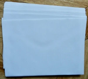 22 Stück C6 Briefumschläge - weiße Umschläge nassklebend 11.4 x 16,2 cm - Bild 1 von 4