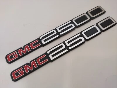 88-98 GMC 2500 SIERRA emblema lateral logotipo insignia signo símbolo OEM GM C2500 CK *PAR* Foto 1 de 3