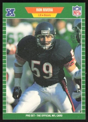 1989 NFL Pro Set Ron Rivera #48 Chicago Bears - Image 1 of 2