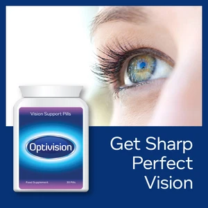 OPTIVISION VISION SUPPORT PILL EYE TABLETS GET SHARP PERFECT VISION HEALTHY EYE - Foto 1 di 1