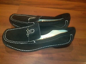 Sam & Libby Phoenix Womens Leather Loafers Moccasins Shoes Black Size 8.5 M - Picture 1 of 9