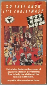 BAND AID - 'Do They Know It's Christmas?' (1984 US Documentary VHS) - Picture 1 of 3