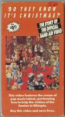 BAND AID - 'Do They Know It's Christmas?' (1984 US Documentary VHS) - Image 1 of 3