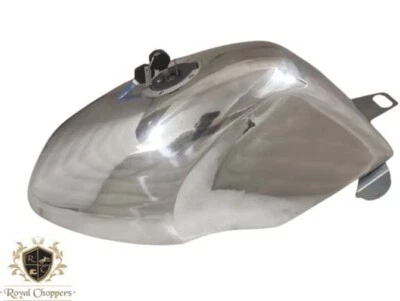 Fit For YAMAHA RD350 LC 1986 to 1995 Chrome  Petrol Tank+ Cap - Изображение 1 из 4