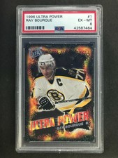 RAY BOURQUE 1994-95 FLEER ULTRA ULTRA POWER NO 1 PSA 6     60644