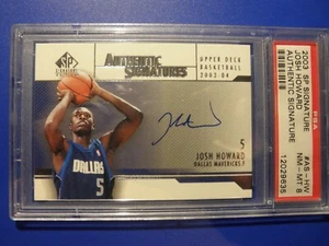  03-04 UPPER DECK JOSH HOWARD AUTO SP AUTHENTIC SIGNATURES PSA 8 RC ROOKIE - Picture 1 of 3