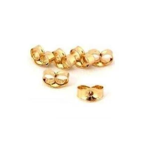 6 14K Gold Baby Friction Earring Backs - Picture 1 of 1