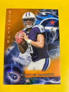 D46067  2015 Topps Platinum Orange Refractors #125 Marcus Mariota ROOKIE