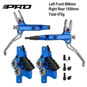 AM DH MTB Bicycle 4 Piston Hydraulic Brake Road Bike Oil Pressure Disc Brake - Picture 1 of 31