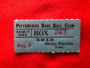 SEP 13 1913 PITTSBURGH PIRATAS V CINCINNATI ROJOS - Imagen 1 de 2