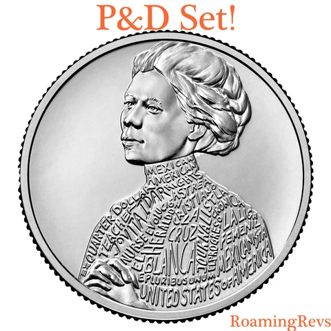 2023 P D JOVITA IDAR Quarters -2 UNCIRCULATED Coin Set -PRE-ORDER AUG 15! Cover
