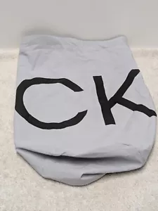 Calvin Klein Logo Drawstring Pouch 12" *GOOD CONDITION* *SHIPS FAST* - Picture 1 of 4