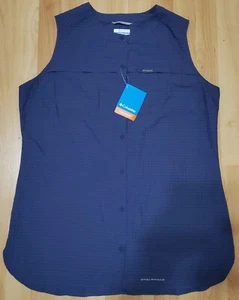 Columbia Women’s XL Omni Shade Silver Ridge Novelty Tunic Sleeveless Shirt UPF - Picture 1 of 9