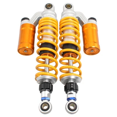 330mm Rear Suspension Air Shock Absorbers Gold Universal For Suzuki Yamaha Honda - Image 1 of 4