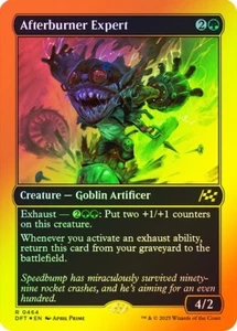 Afterburner Expert (First-Place Foil) 464 Foil NM MTG Aetherdrift Magic - Picture 1 of 1