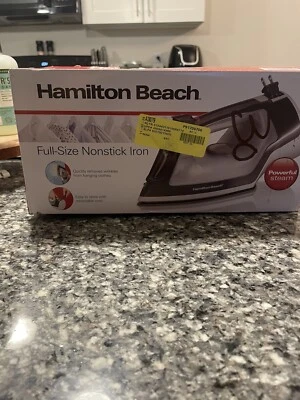 Hamilton Beach Retractable Cord Steam Iron Model # 14289 - Image 1 of 2