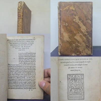 Libro della guerra de Ghotti 1526 ~ Gothic Wars Post Incunable ~ Annotated - Image 1 of 4