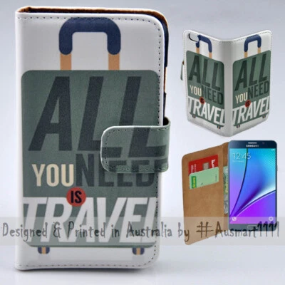 For Samsung Galaxy Note Series - All You Need is Travel Print Mobile Phone Case - image 1 of 3