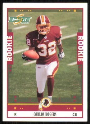 2005 Score Glossy #339 Carlos Rogers - Image 1 of 2