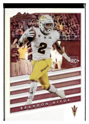 2020  Panini Chronicles Draft Picks #7 Brandon Aiyuk Absolute RC 49ers - Image 1 of 2