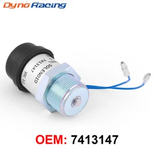 12V Fuel Shut Off Stop Solenoid 7413147 For S3L2-E2 S4L2 L2E K3 E305C/K4N EB12.4 - Afbeelding 1 van 7