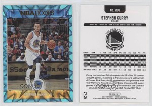 2017-18 Panini NBA Hoops Teal Explosion Stephen Curry #236