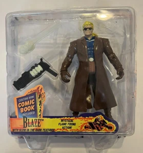 Blaze From Ghost Rider Marvel Comics Poseable Figure Only Vintage w/ Accessory - Picture 1 of 4