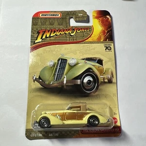 2023 Matchbox Indiana Jones 1936 AUBURN SPEEDSTER 851. #48/100. New - Picture 1 of 3