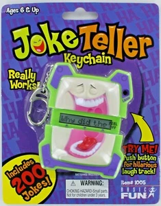 Portachiavi Joke Teller portachiavi NUOVO oggetto da collezione ritirato 2002 funziona davvero NUOVO - Foto 1 di 3