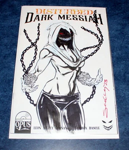 DISTURBED DARK MESSIAH #1 1:5 blank sketch cover ORIGINAL ART by TIM SEELEY NM A - Picture 1 of 1