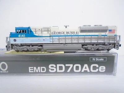 Kato Kobo N Scale 176-8411-DCC, SD70ACe locomotive, UP George Bush 4141, DCC - Image 1 of 4