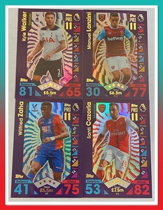 16/17 Topps Match Attax Premier League Trading Cards  -  Pro 11