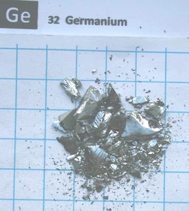 5g 99.999% Germanium metalloid pieces element 32 sample - Picture 1 of 3