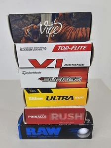 Lot of 19 NEW Golf Balls Wilson, Taylor Made, Top Flite XL, Slazenger, Vice Pro+ - Picture 1 of 10