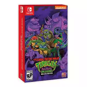 TMNT: Mutants Unleashed Deluxe Edition Steelbook Keychains Pins Nintendo Switch - Picture 1 of 1