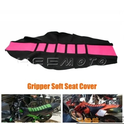 Cubierta de asiento suave con pinza de vinilo para moto de cross para Suzuki RMZ250 RM85 DRZ 400 RM125/250 Foto 1 de 4