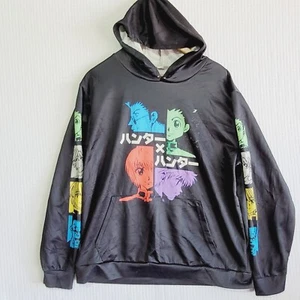 Medium Japanese Graphic Hoodie Japanimation M schwarz - Bild 1 von 5