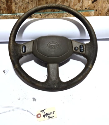 90-95 TOYOTA 4RUNNER PICKUP TRUCK STEERING HORN WHEEL BROWN OEM 91 92 93 94 SR5 - Image 1 of 4