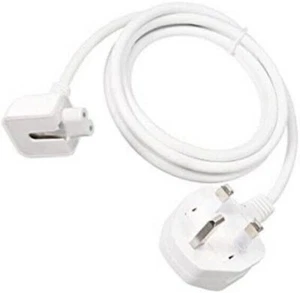Genuine Apple MacBook MagSafe Power Charger Extension / Extender Cable UK Plug - Picture 1 of 5